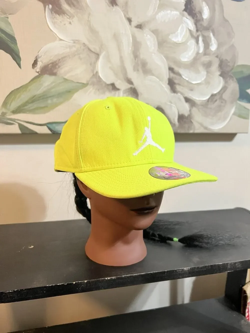 Air Jordan Jumpman Pro Snap Back Cap RARE Neon Yellow